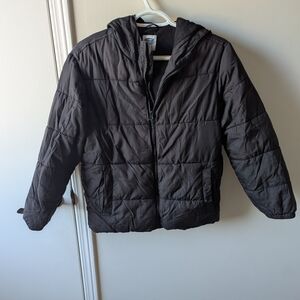 Old Navy Black Hooded Jacket For Boys